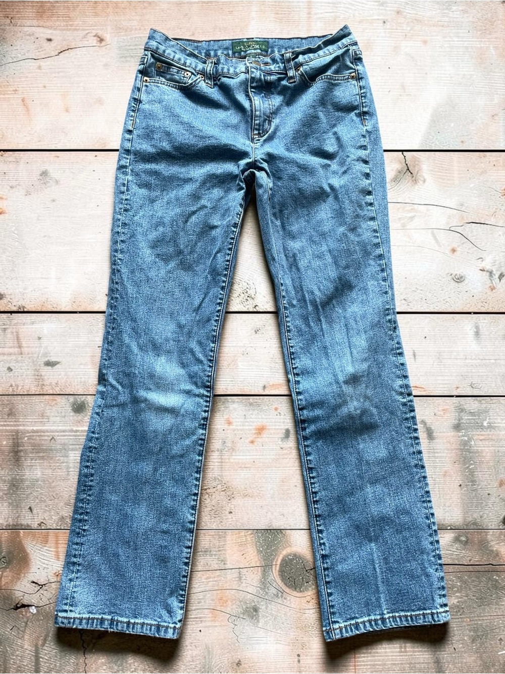 Lauren Ralph Lauren Women’s Classic Straight Blue Denim Jeans Size 6